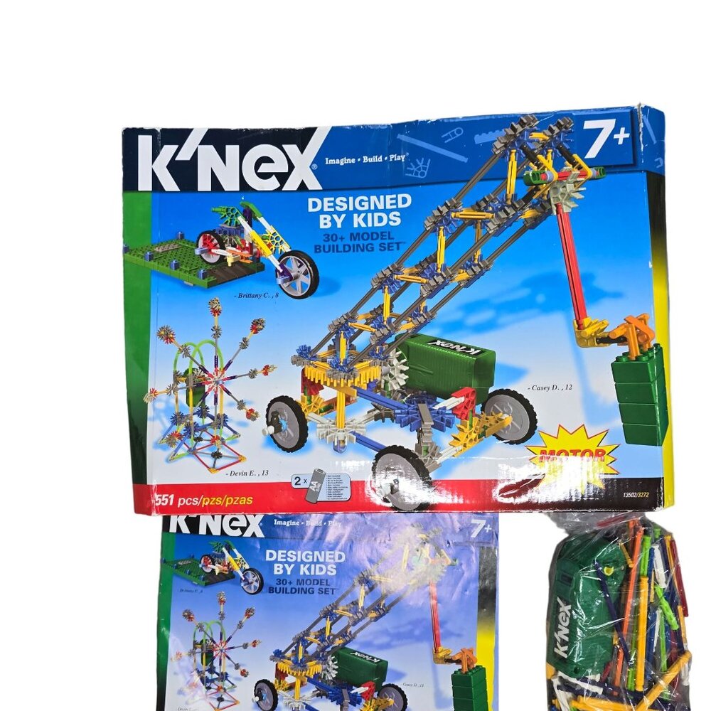 KNEX 30+ Model Building Set Motorized 7+ Box & Instructions Included STEM Toy Mu - Picture 5 of 6